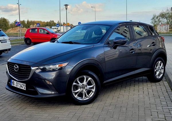 Mazda CX-3 cena 67500 przebieg: 110857, rok produkcji 2018 z Moryń małe 79